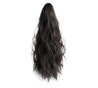 Coda Capelli Sintesi naturale Onda Riccia Artiglio Coda di cavallo Parrucca Coda di cavallo Parrucca Coda di cavallo Femmina Piccola presa con ondulazione dell'acqua Coda di cavallo Estensione Estensi