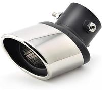 coda dell'auto Punta di scarico Accessori Auto Tubo Di Scarico Marmitta Per Suzuki SX4 Per S-Cross 2007-2023 1 Pz In Acciaio Inox punta del silenziatore(D'argento)