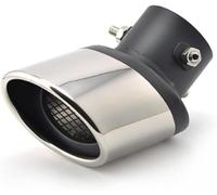 coda dell'auto Tubo di scarico Auto Silenziatore per Coda per Gola linea RS3-RS6 scappamento(D'argento)