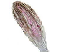 Coda di cavallo elastica con dreadlock, extension per capelli stile boho con perline, facile da applicare in un minuto grazie all'elastico, leggera, disponibile in diversi colori (rosa)