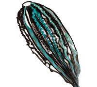 Coda Di Cavallo Elastica Del Terrore, Coda Di Cavallo Bohémien Con Perline E Ciondoli Coda Di Cavallo Del Terrore Da 22" Coda Di Cavallo Intrecciata For Viaggi Giornalieri(Style 4)