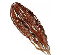 Coda Di Cavallo Elastica Del Terrore, Estensione Dei Capelli Boho Dreadlock Con Perline, Installazione In Un Minuto Capelli Boho Con Perline E Ciondoli For Il Festival(07)