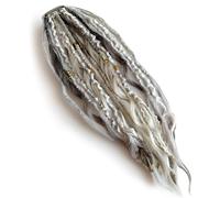 Coda Di Cavallo Elastica Del Terrore, Estensione Dei Capelli Boho Dreadlock Con Perline, Installazione In Un Minuto Capelli Boho Con Perline E Ciondoli For Il Festival(05)