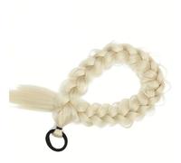 Coda Di Cavallo Elastica, Estensioni Dei Capelli Con Trecce Intrecciate A Mano, Applicazione Facile Da Usare For L'uso Quotidiano Da Parte Di Donne, Ragazze E Bambini(613)