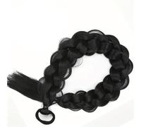 Coda Di Cavallo Elastica, Estensioni Dei Capelli Con Trecce Intrecciate A Mano, Applicazione Facile Da Usare For L'uso Quotidiano Da Parte Di Donne, Ragazze E Bambini(1)