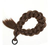 Coda Di Cavallo Elastica, Estensioni Dei Capelli Con Trecce Intrecciate A Mano, Applicazione Facile Da Usare For L'uso Quotidiano Da Parte Di Donne, Ragazze E Bambini(8)