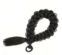 Coda Di Cavallo Elastica, Estensioni Dei Capelli Con Trecce Intrecciate A Mano, Applicazione Facile Da Usare For L'uso Quotidiano Da Parte Di Donne, Ragazze E Bambini(2)