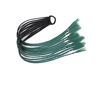Coda di Cavallo Extension 12 pezzi parrucche colorate for capelli treccia fascia for coda di cavallo, accessori for estensioni di parrucche sintetiche intrecciate a torsione, fasce for capelli in gomm