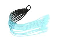 Coda di Cavallo Extension 12 pezzi parrucche colorate for capelli treccia fascia for coda di cavallo, accessori for estensioni di parrucche sintetiche intrecciate a torsione, fasce for capelli in gomm