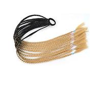 Coda di Cavallo Extension 12 pezzi parrucche colorate for capelli treccia fascia for coda di cavallo, accessori for estensioni di parrucche sintetiche intrecciate a torsione, fasce for capelli in gomm