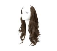 Coda di Cavallo Extension 20 inch Synthetic Curly Invisible V-shaped Wig Clip in Extensions for Women One-piece Hair Extension ponytail extension(Light brown)