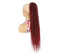 Coda di Cavallo Extension 32 Inch Long Curly Ponytail Hair Extension,Synthetic Clip Drawstring Ponytails for Women ponytail extension(BUG)