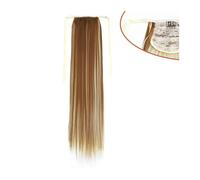 Coda di Cavallo Extension 45/60/75/85 cm Coda di cavallo lunga e dritta Nastro sintetico Coulisse Estensioni della coda di cavallo Clip nelle estensioni dei capelli lisci Pezzi di capelli naturali for