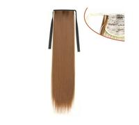 Coda di Cavallo Extension 45/60/75/85 cm Coda di cavallo lunga e dritta Nastro sintetico Coulisse Estensioni della coda di cavallo Clip nelle estensioni dei capelli lisci Pezzi di capelli naturali for