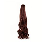 Coda di Cavallo Extension Capelli Intrecciati Ricci Francesi 22 Pollici Trecce Rimbalzanti Pre Allungate Capelli Sciolti Ondulati Leggeri Trecce Sintetiche Estensioni Dei Capelli for Donne Nere Parruc