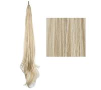 Coda di Cavallo Extension Estensione Coda di cavallo bionda Capelli flessibili Coda di cavallo Posticci Coda di cavallo a strati lunghi 32 pollici Capelli sintetici Extension Capelli(Color:16613)