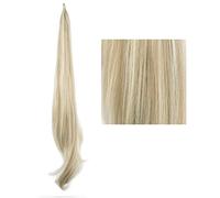 Coda di Cavallo Extension Estensione Coda di cavallo bionda Capelli flessibili Coda di cavallo Posticci Coda di cavallo a strati lunghi 32 pollici Capelli sintetici Extension Capelli(Color:16H613)