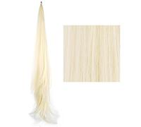 Coda di Cavallo Extension Estensione Coda di cavallo bionda Capelli flessibili Coda di cavallo Posticci Coda di cavallo a strati lunghi 32 pollici Capelli sintetici Extension Capelli(Color:613)