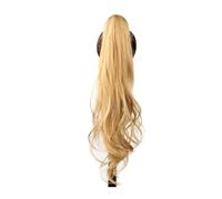 Coda di Cavallo Extension Estensioni sintetiche for capelli coda di cavallo da 32 pollici, coda di cavallo riccia a strati lunghi ondulati flessibili avvolgenti attorno alle estensioni dei capelli cod