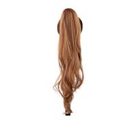 Coda di Cavallo Extension Estensioni sintetiche for capelli coda di cavallo da 32 pollici, coda di cavallo riccia a strati lunghi ondulati flessibili avvolgenti attorno alle estensioni dei capelli cod
