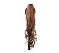 Coda di Cavallo Extension Estensioni sintetiche for capelli coda di cavallo da 32 pollici, coda di cavallo riccia a strati lunghi ondulati flessibili avvolgenti attorno alle estensioni dei capelli cod