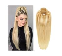 Coda di cavallo, Extension for capelli umani con clip bionda da 10"-20" for donna Estensione coda di cavallo(14inches)