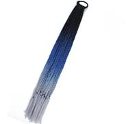 Coda Di Cavallo Intrecciata Da Boxe Sfumata Sintetica Per Ragazze Con Elastici Per Capelli Elastici Accessori Per Capelli Parrucca Fascia Per Capelli