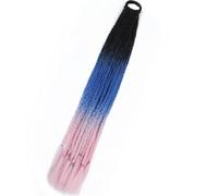 Coda Di Cavallo Intrecciata Da Boxe Sfumata Sintetica Per Ragazze Con Elastici Per Capelli Elastici Accessori Per Capelli Parrucca Fascia Per Capelli