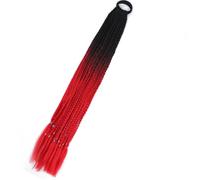 Coda Di Cavallo Intrecciata Da Boxe Sfumata Sintetica Per Ragazze Con Elastici Per Capelli Elastici Accessori Per Capelli Parrucca Fascia Per Capelli