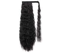 Coda di cavallo ondulata senza soluzione di continuità per cosplay avvolgente soffice Ombre coda di cavallo 1B#