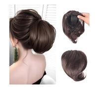 Coda di cavallo, Parrucca Coda di Cavallo Donna Pettine for Capelli Coulisse Coda di Cavallo Corta Moda Coda di Cavallo Parrucca Treccia Estensione coda di cavallo(Dark brown)