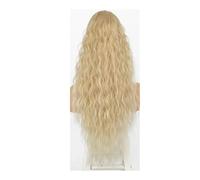 Coda di cavallo riccia con coulisse, clip in extension for capelli, parrucca con coda di cavallo, parrucchino, onda profonda finta per l'uso quotidiano(Golden Blonde,22inch)