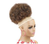 Coda Di Cavallo Riccia Con Coulisse E Soffio Da Donna 10 Pollici Sintetica Per Capelli Corti Afro Posticci Di Grandi Dimensioni Con Frangia FBBZT10 1BT30