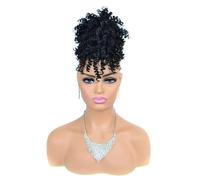 Coda Di Cavallo Riccia Con Coulisse E Soffio Da Donna 10 Pollici Sintetica Per Capelli Corti Afro Posticci Di Grandi Dimensioni Con Frangia FBLHBZ06 2