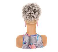 Coda Di Cavallo Riccia Con Coulisse E Soffio Da Donna 10 Pollici Sintetica Per Capelli Corti Afro Posticci Di Grandi Dimensioni Con Frangia LSFB01 10M1001