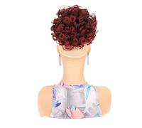 Coda Di Cavallo Riccia Con Coulisse E Soffio Da Donna 10 Pollici Sintetica Per Capelli Corti Afro Posticci Di Grandi Dimensioni Con Frangia LSFB01 1BTBUG
