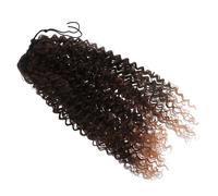 Coda di Cavallo Riccia Sintetica con Clip e Coulisse, Extension Capelli Marroni