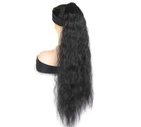 Coda Di Cavallo Sintetica Lunga E Riccia Da Donna, 32 Pollici, Con Clip, Avvolgente - Extension Per Capelli Naturali A Strati Flessibili