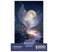 Coda di pesce brillante Puzzle 1000 Pezzi 70x50cm/1000pcs Bagliore magico Gioco Di Rilassamento Educativo Creativo E Decorativo Regalo Per Adulti E Adolescenti