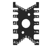 Coda di rondine Jigs alluminio lavorazione del legno coni con stati elevati, misuratori di altezza elevata, macchine utensili lacune punto di misurazione Woodcraft Tool