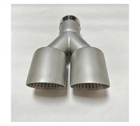 Coda Gola 1 Tubo Di Scarico In Acciaio Inox, Silenziatore A Y, Doppio Scarico, Accessori Per Auto Di Grosso Calibro Tubo Scarico(77mm-101mm)