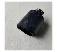 Coda Gola 1pezzo. Punta Silenziatore In Carbonio Opaco Forgiato Auto Tubo Scarico Dritto Ugello Universale In Acciaio Inossidabile Tubo Scarico(ID 67MM OD 114MM)