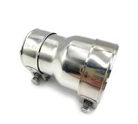 Coda Gola 1pezzo Tubo Di Scarico In Acciaio Inox 304 Adattatore Dritto Riduttore Dimensioni Marmitta Generale Manicotto Con Morsetto Silenziatore Scarico(76MM-80MM)