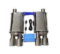 Coda Gola Kit Di Controllo Della Valvola Di Scarico Del Vuoto Per Auto Da 1 A 2 Pezzi Silenziatore Variabile Universale 51 Mm 63 Mm 76 Mm Tubo Scarico(70MM11)