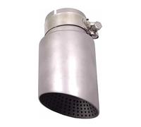 Coda Gola Silenziatore Per Land Per Rover Per Range Per Per Evoque Per Discovery Sport Terminale Scarico Per Auto Terminali 76Mm Ingresso 101Mm Uscita(Argento)