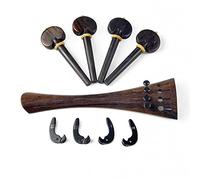 Coda Inferiore Della Lega Di Alluminio Con Tacchino Regolabile Per 3/4 4/4 Accessori In Legno Di Rosa Accessorio Violin