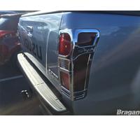 Coda Luce Cover Orlo Coppia Per Isuzu d-max Rodeo 12-16 Cromo Freccia Posteriore