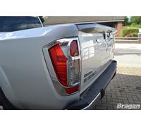 Coda Luce Orlo Set 2 Pezzi Per nissan navara D23/np300 2016 + Acciaio Cromato