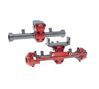 CODA RACING Alluminio Anteriore e Posteriore Ponte Diff Copertura Dell'alloggiamento Sterzo Knuckle Rod Tie Links Servo Mount per AXIAL SCX24 AXI90081 AXI00001 AXI00002 AXI00004 RC Crawler Car