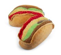 Coddies Pantofole divertenti unisex, comode, regalo di Natale, scarpe stravaganti | uomini, donne e adolescenti, Taco, 8.5/11 UK